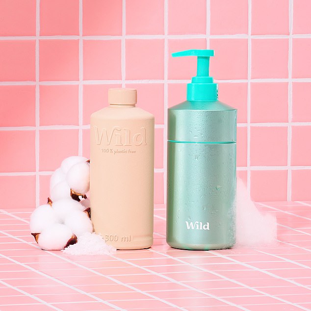 Founded in London in 2019, Wild's mission is to remove single-use plastics from the bathroom ¿ last year sales hit £26.2 million. WILD BODY WASH £12 for case and refill, wearewild.com
