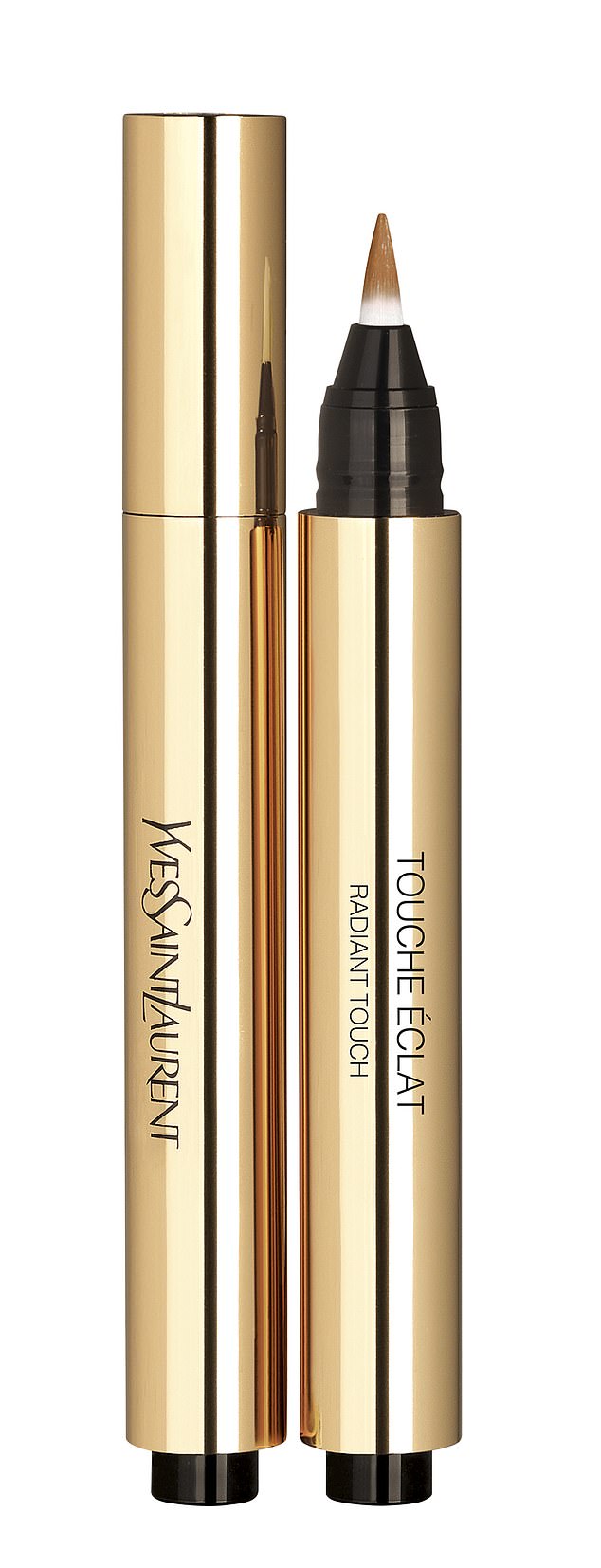YSL Touche Eclat (£27, boots.com) 'works miracles', says Davina, and doesn't 'go too heavy' around wrinkles