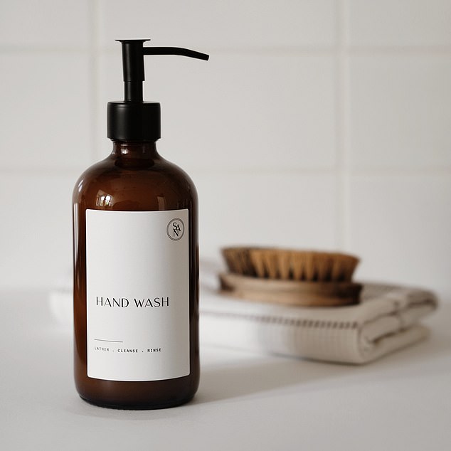 We love this refillable and recyclable glass soap dispenser. Hand wash, £15, soatnature.com