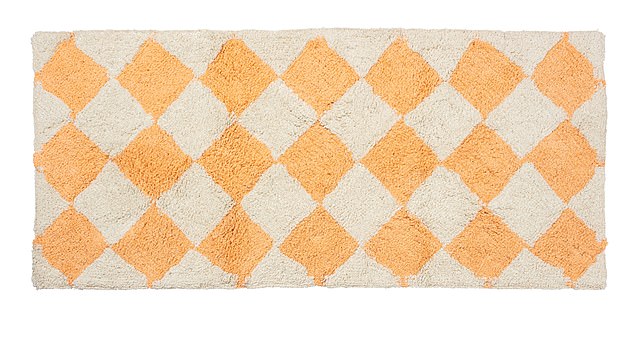 Elevate your bathroom game and be kind to Mother Earth with this organic cotton bath runner, produced in small batches to help cut down on waste. Bath mat, £44, peachyparrot.com