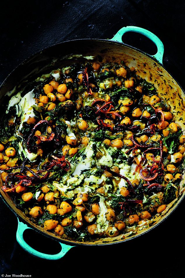 If you don't want to make the mint oil, sprinkle over freshly chopped mint before serving