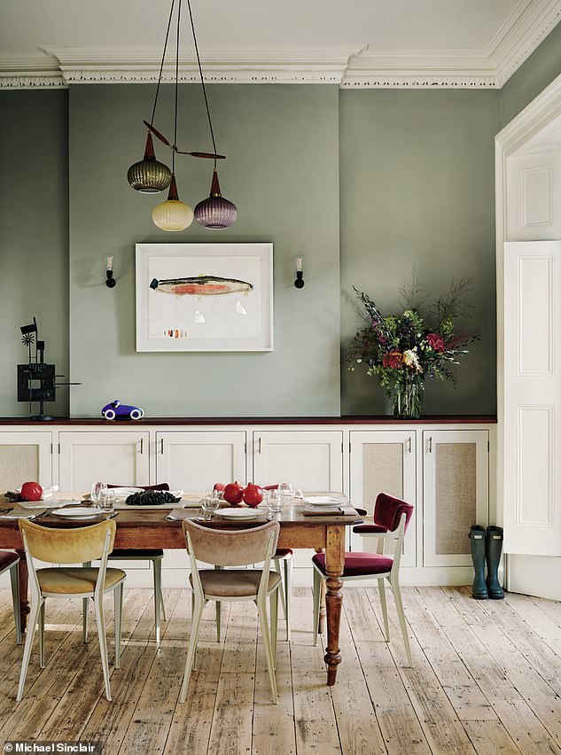 Make your pendant light part of the room design by picking out shades in a similar colour to the walls. Woodedit.co.uk sells a wide range of wooden dining tables and chairs