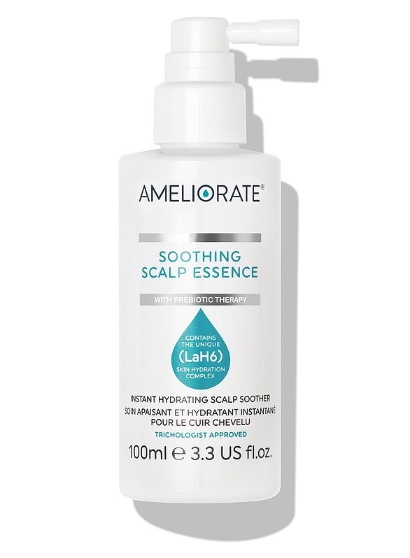 Ameliorate Soothing Scalp Essence, £20, ameliorate.com