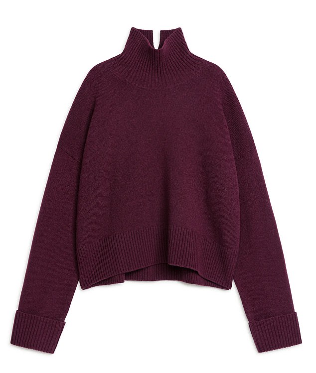 Burgundy is back and The Chic List is definitely onboard as it’s one of my favourite hues at this time of year (Pictured - Jumper, £77, arket.com)