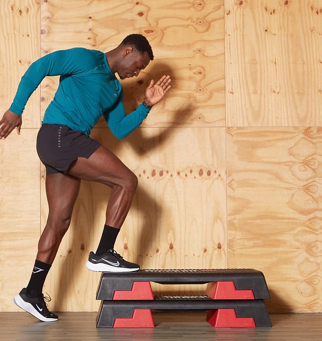 The famous workout was born after American fitness instructor Gin Miller was advised by her doctor to step up and down on a milk crate to rehabilitate a knee injury (stock photo)