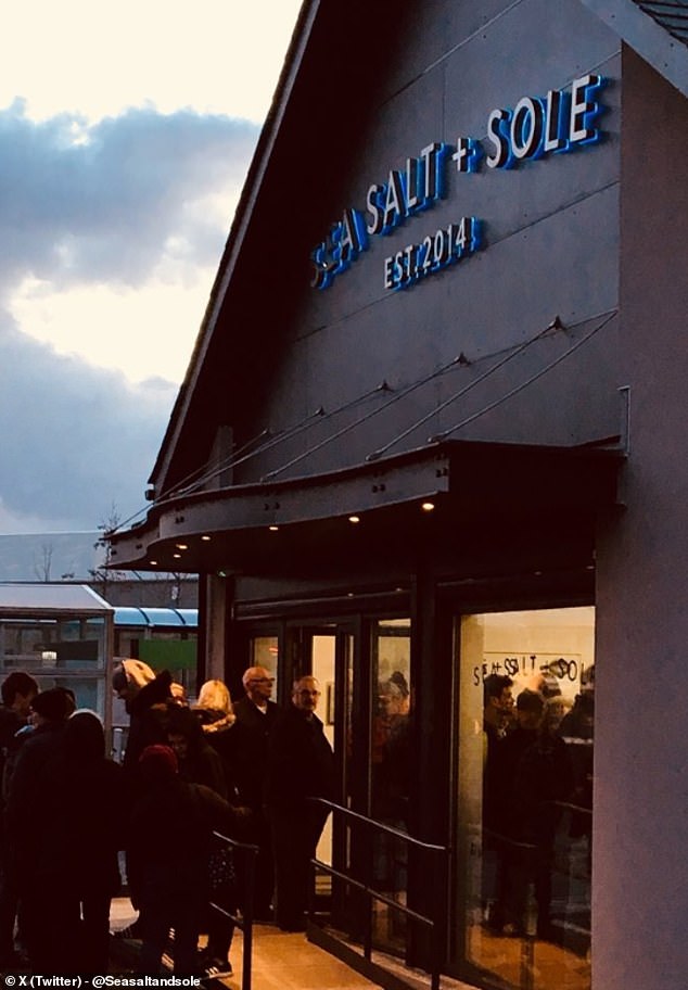 The walls of Sea Salt + Sole on the edge of Dyce train station, just outside Aberdeen, are plastered with various awards