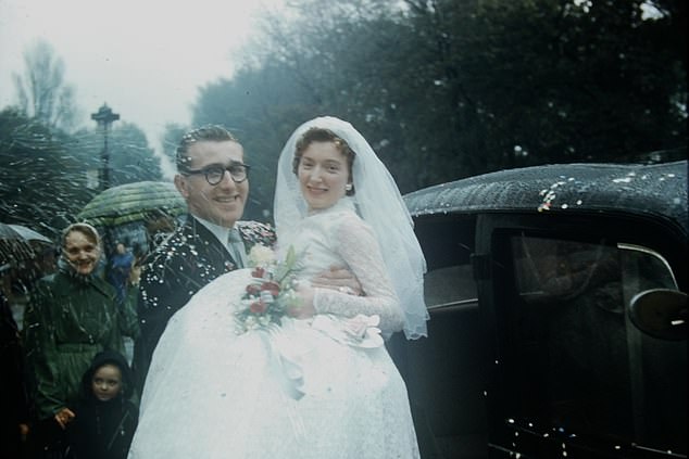 Mal and Lil's wedding day. Already in his late 20s and a family man when he started working with the band, Lil  was left behind in Liverpool with their two children when Mal was on the road