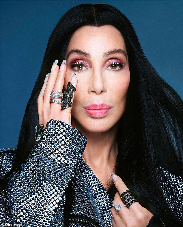 Cher says: 'Alexander gave me this [points to a triangle-shaped diamond ring on her middle finger]. We are not gonna be married, but he gave me this ring to show how he feels about me.'
